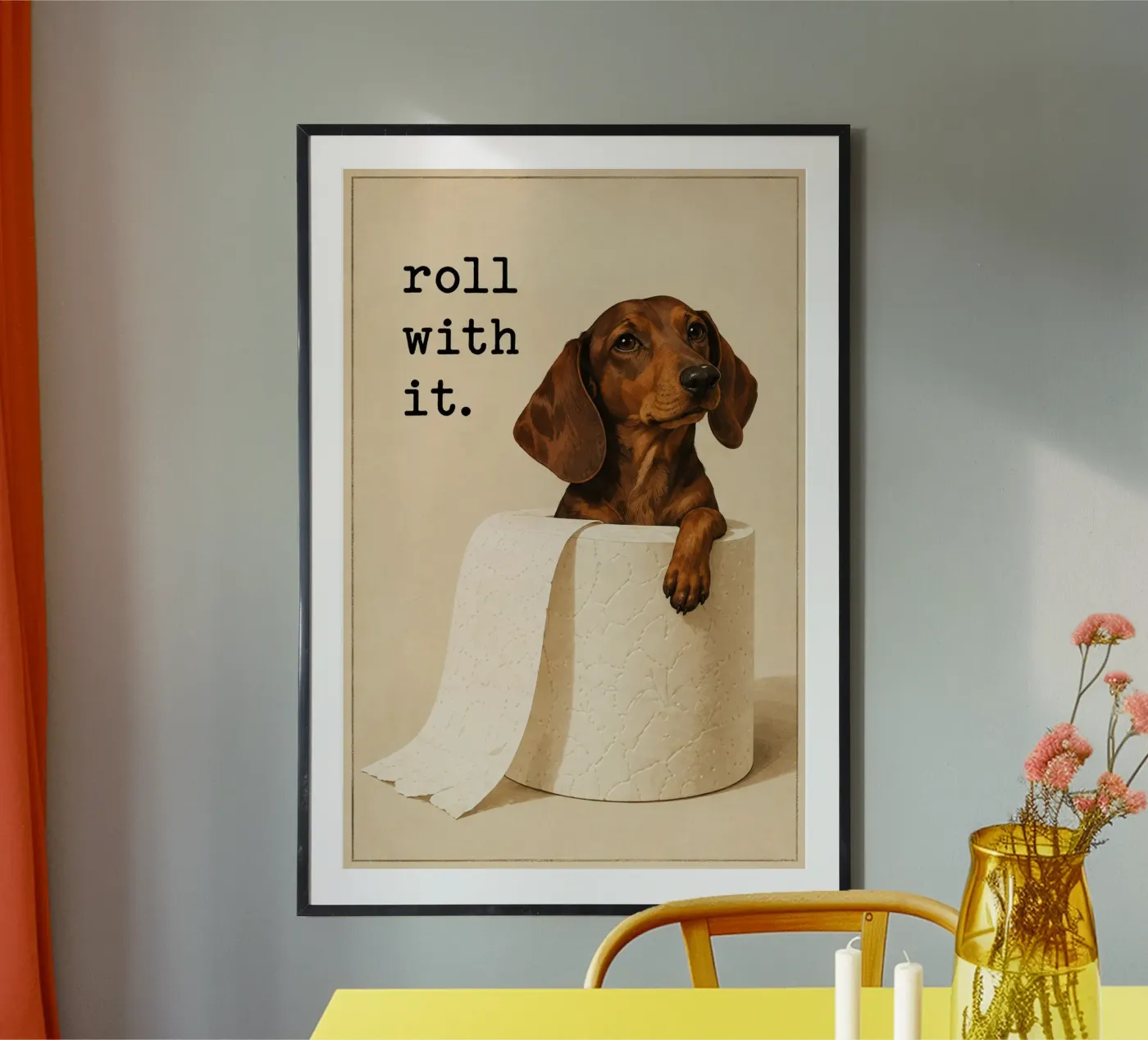 Roll with it poster da Linsi