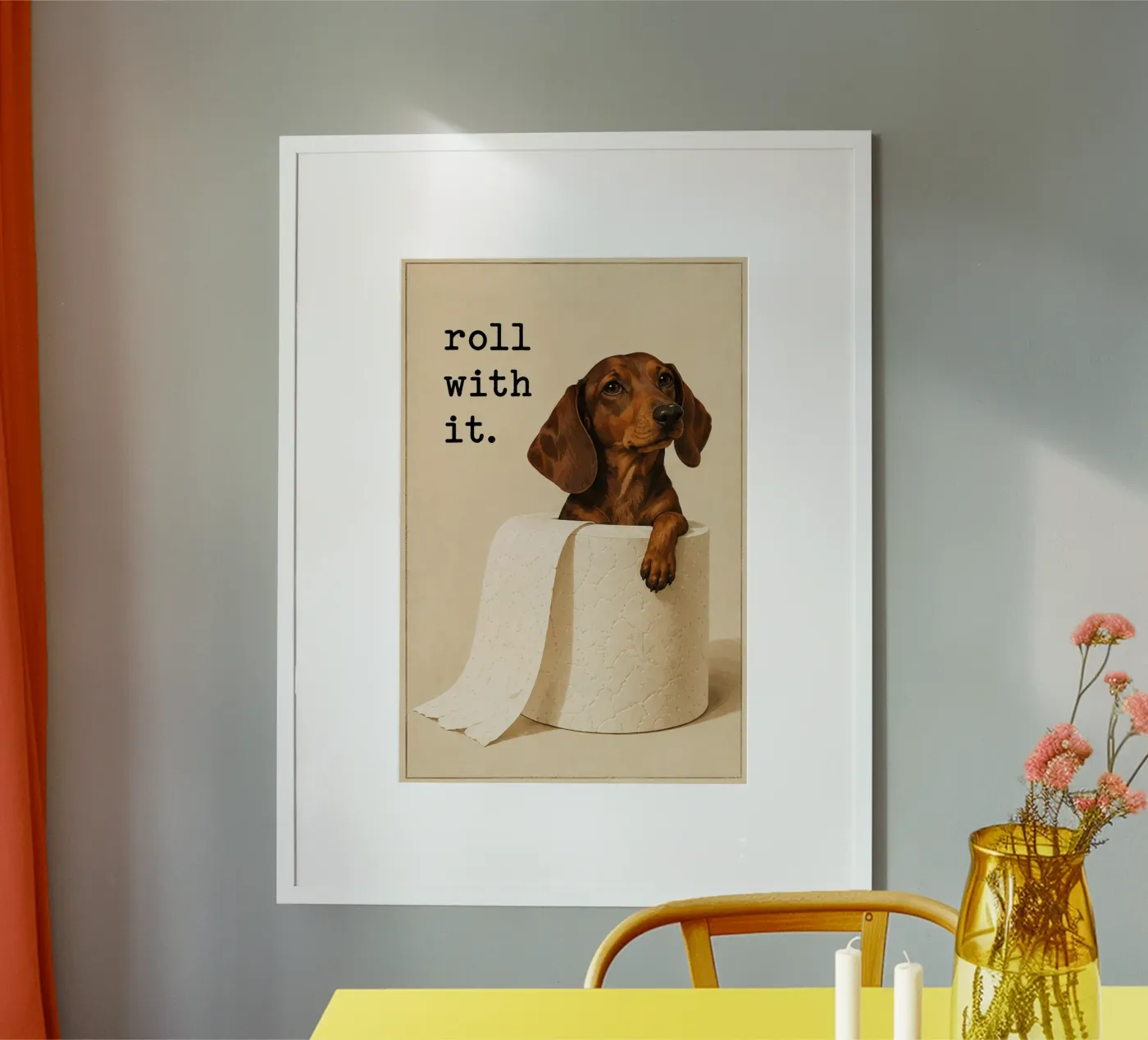 Roll with it poster da Linsi