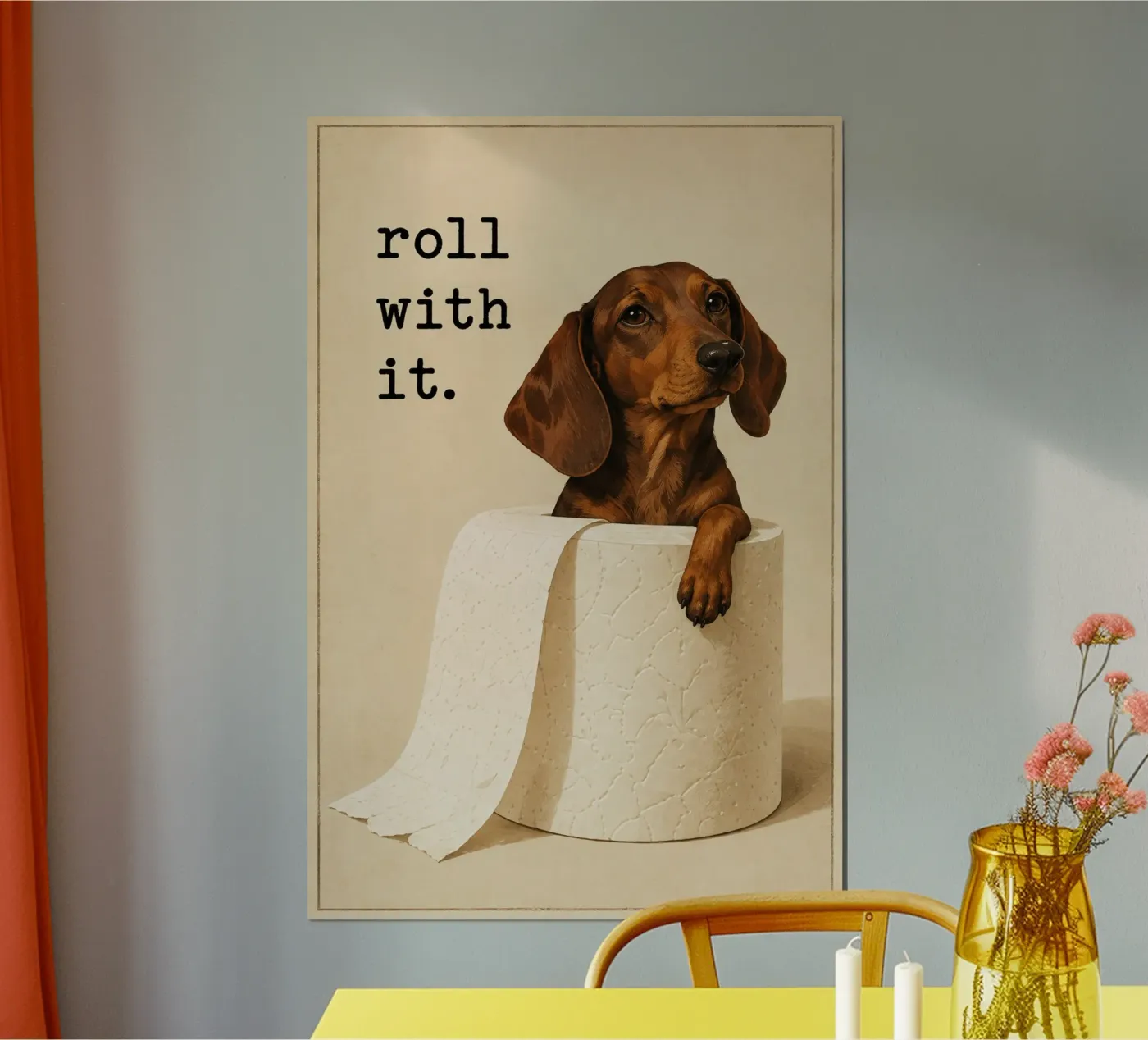 Roll with it poster da Linsi