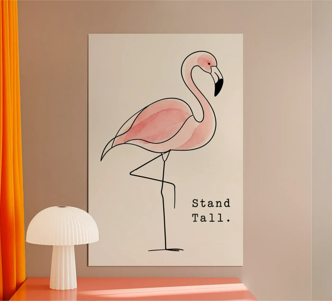 Stand tall poster da Linsi