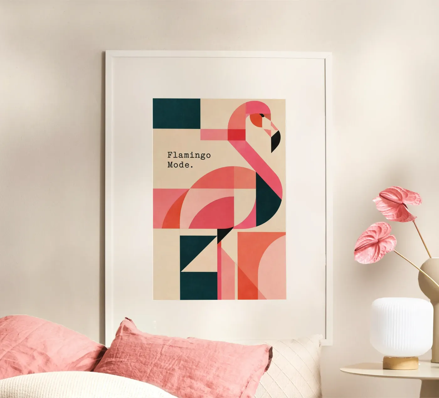 Flamingo poster da Linsi