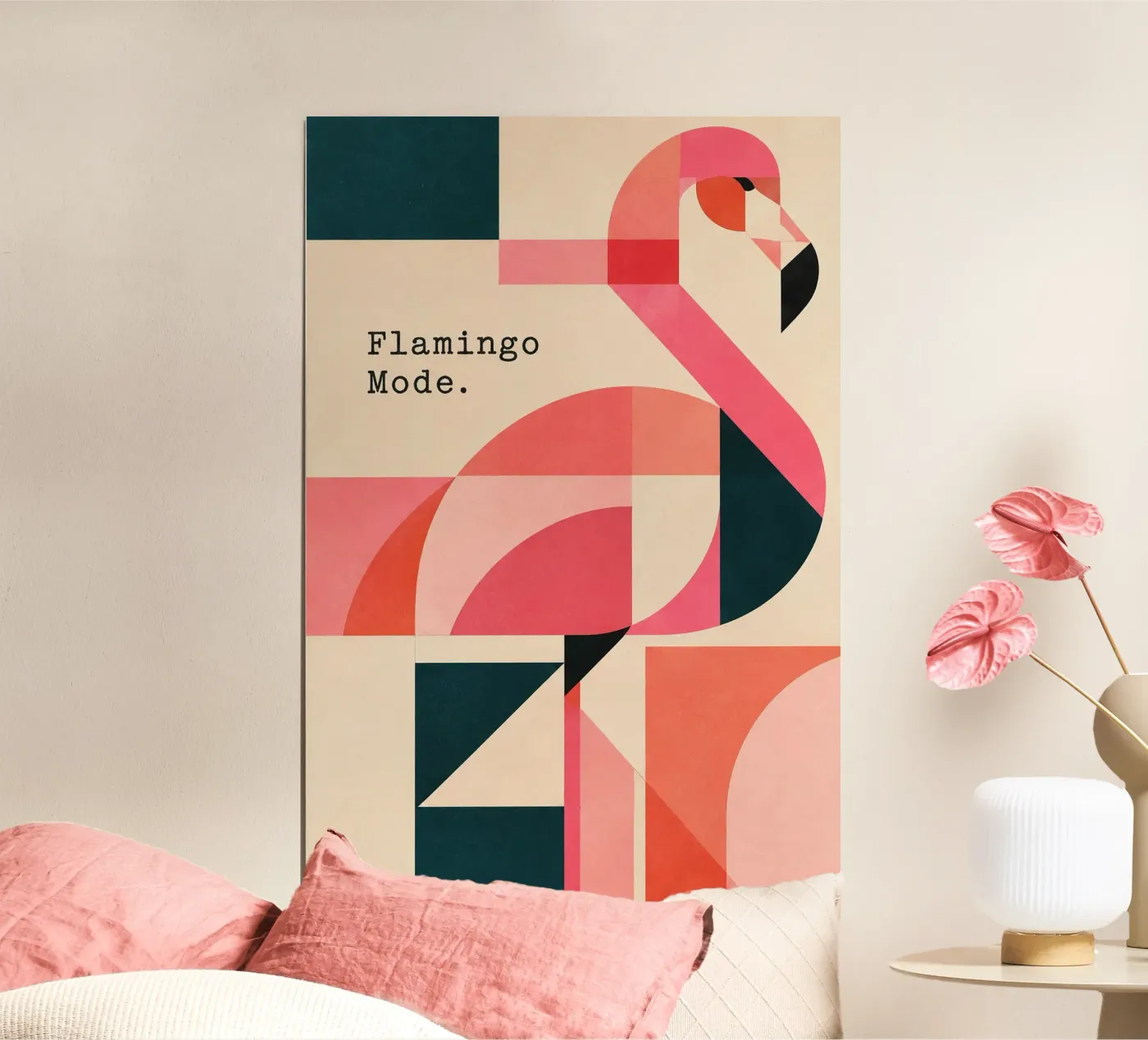 Flamingo poster da Linsi