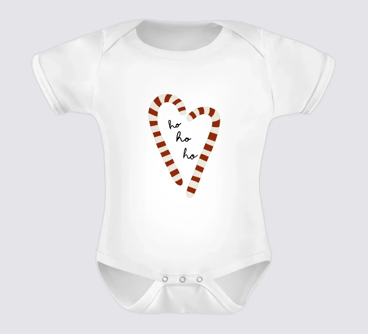 Hohoho Heart body neonato maniche corte da AleksandraAnna