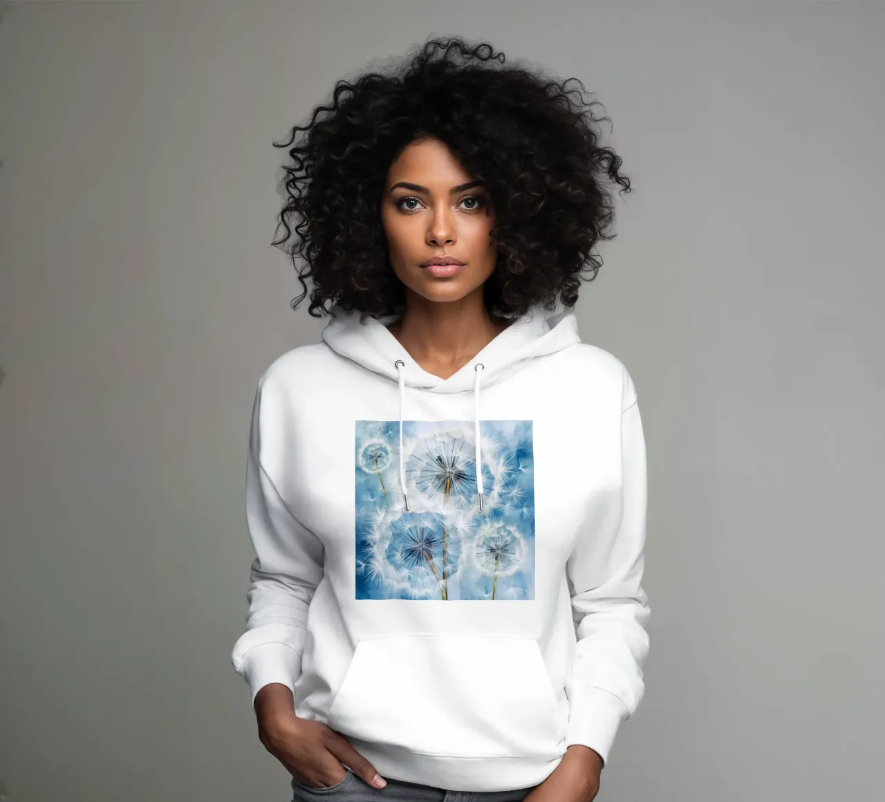 Soft Seeds in Flight hoodie by Modern Muse