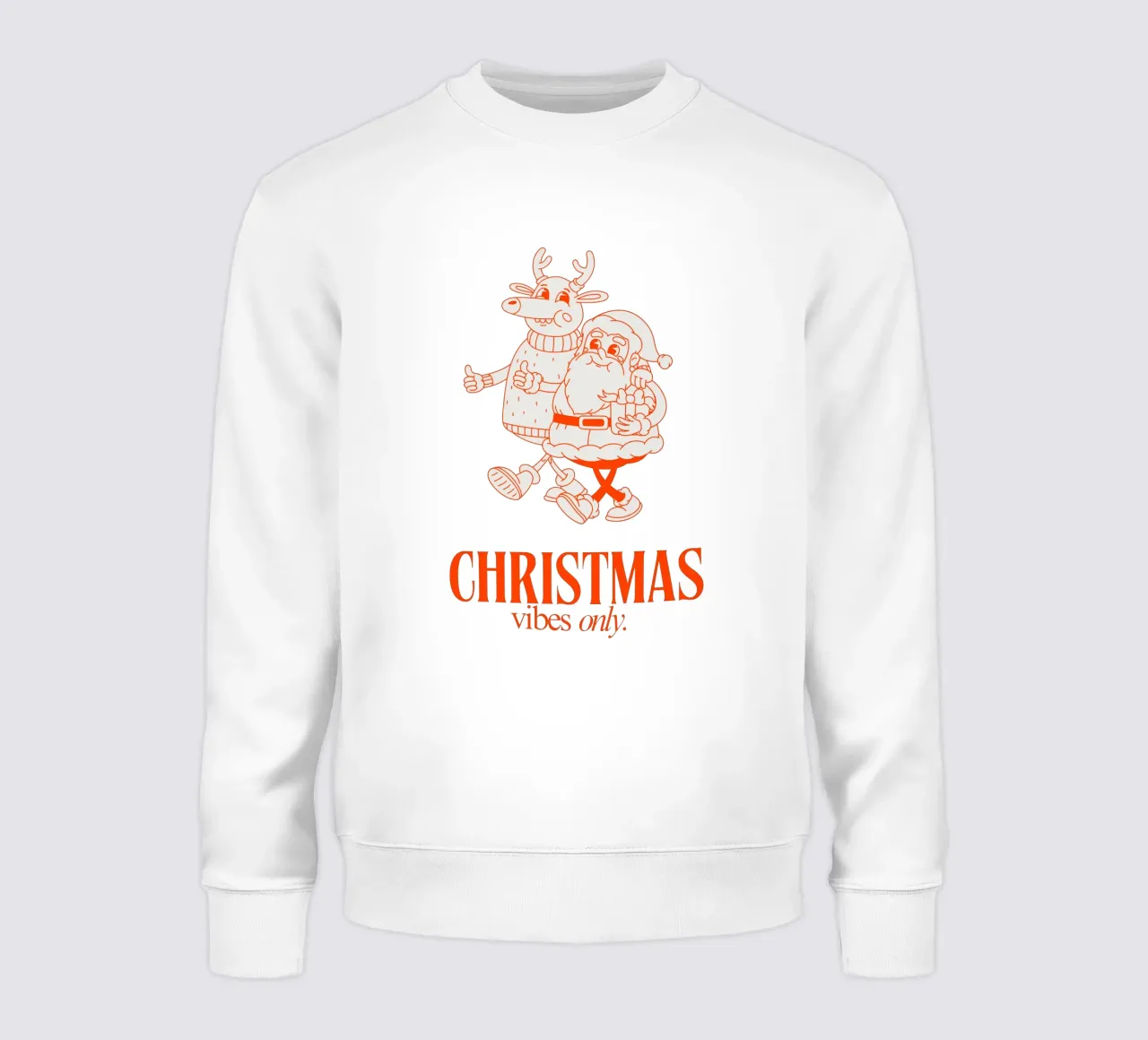 CHRISTMAS VIBES ONLY sudadera de Einfach Uebel