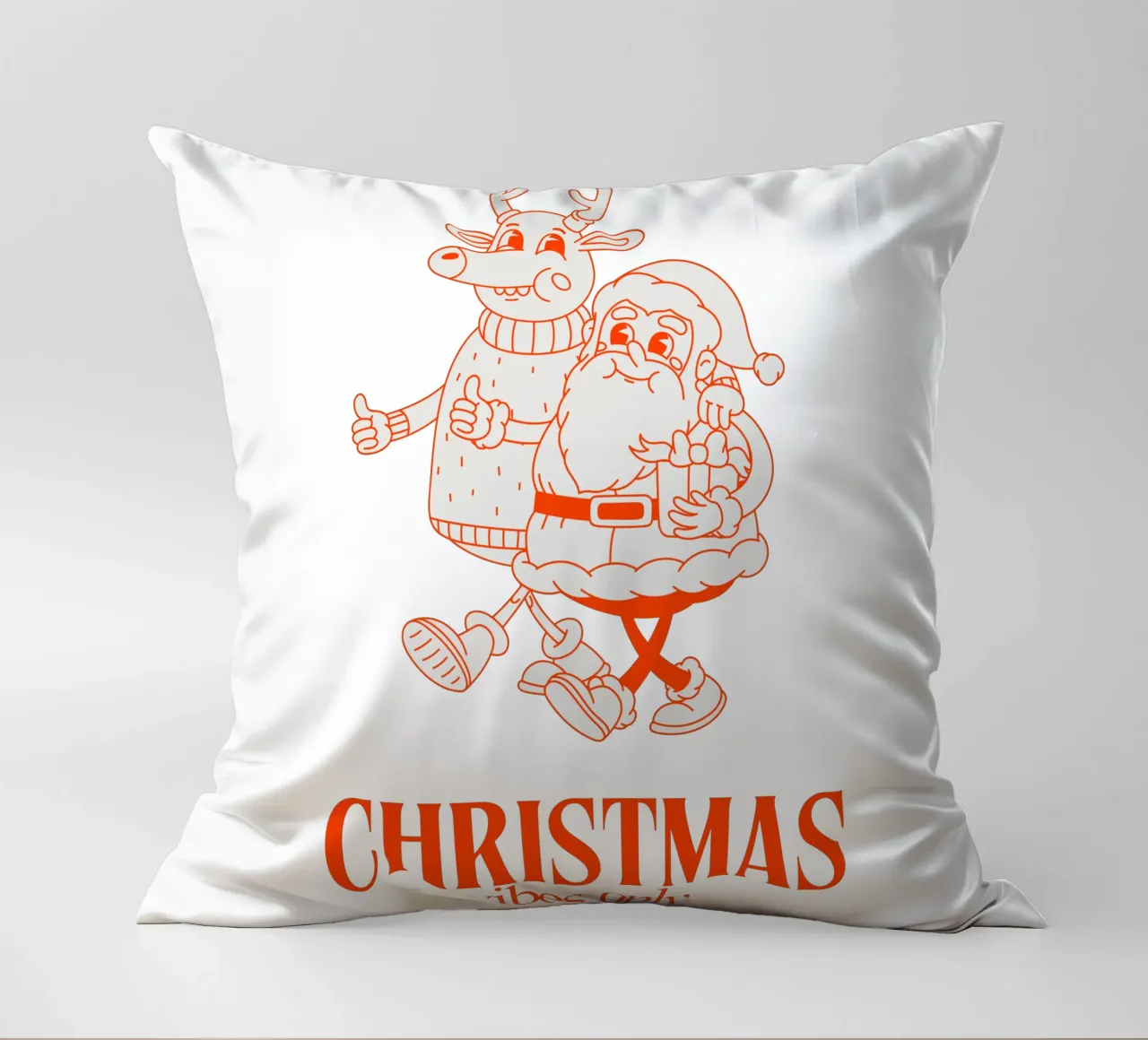 CHRISTMAS VIBES ONLY cuscino da Einfach Uebel