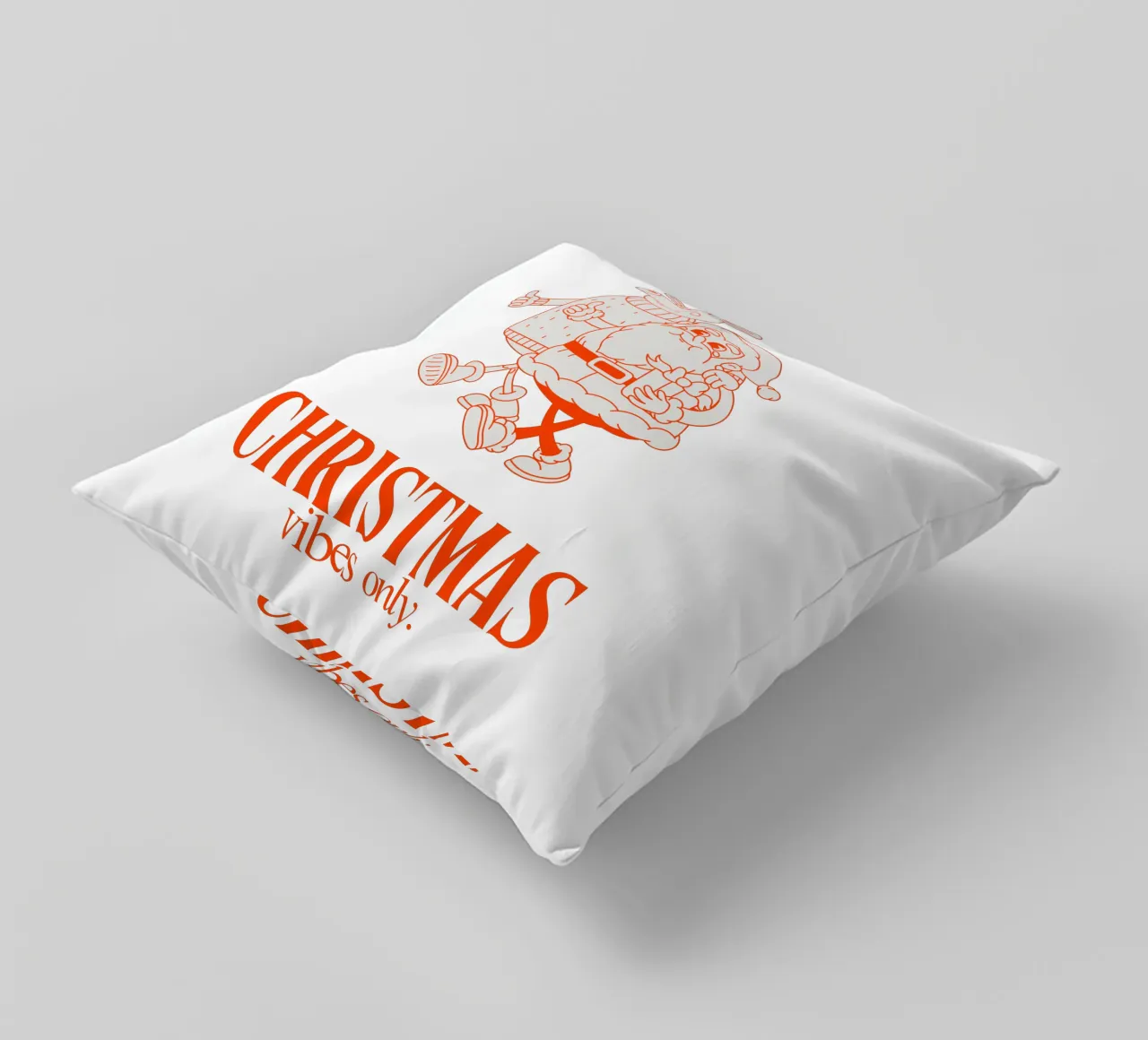 CHRISTMAS VIBES ONLY decorative cushion by Einfach Uebel