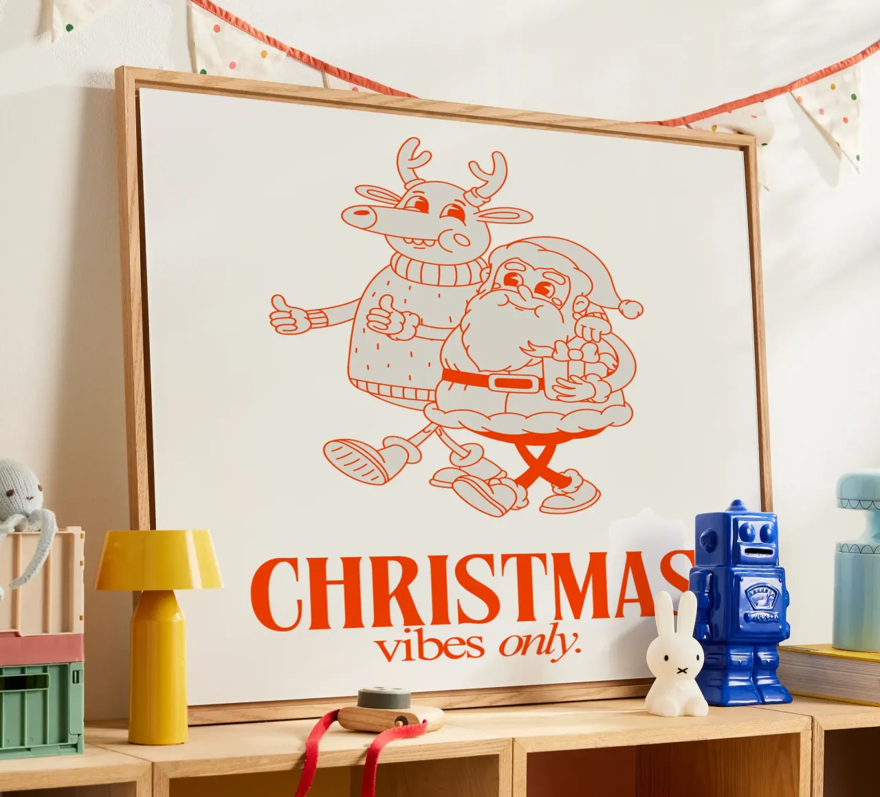 CHRISTMAS VIBES ONLY metacrilato de Einfach Uebel