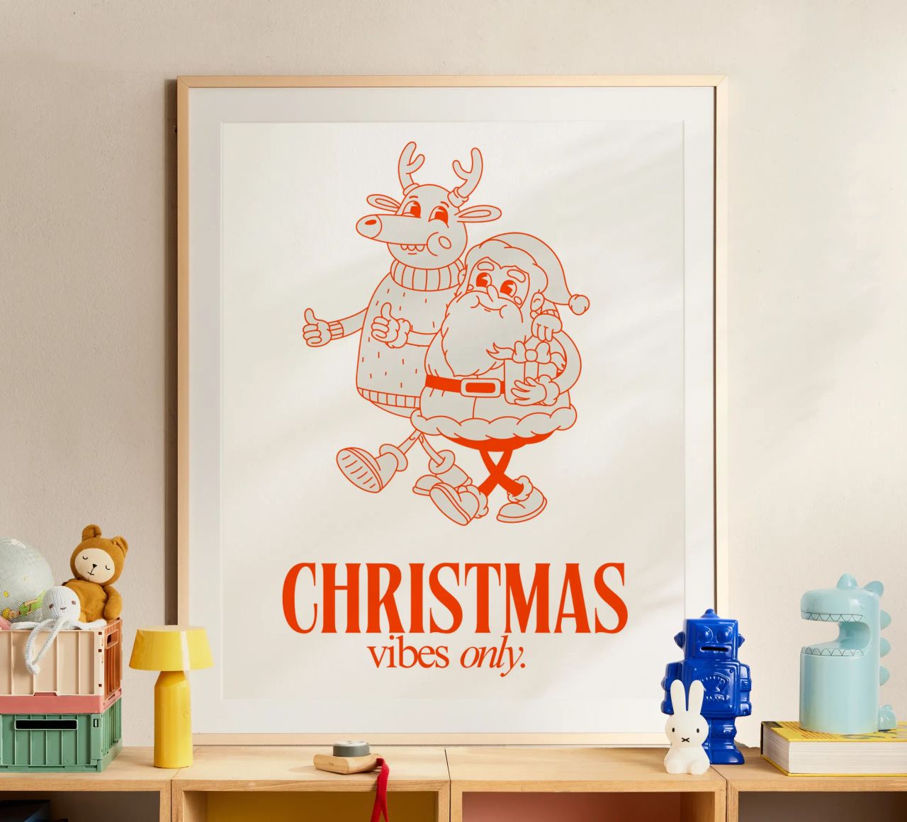 CHRISTMAS VIBES ONLY hahnemühle by Einfach Uebel