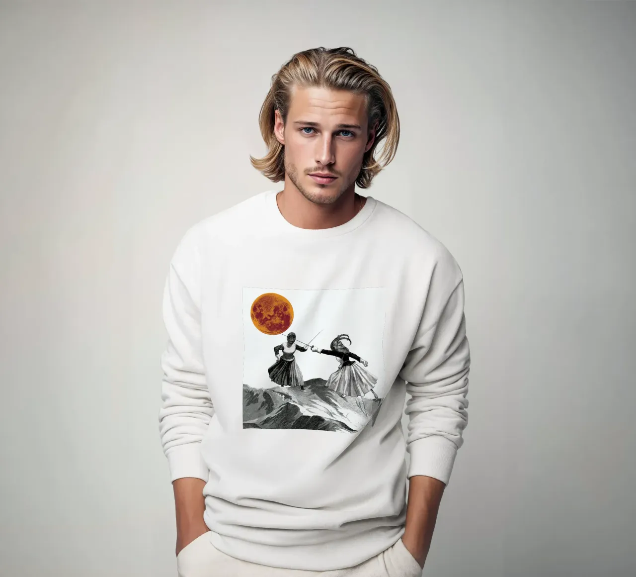 Moon Fencers felpa da The Gently Unfurling Sneak