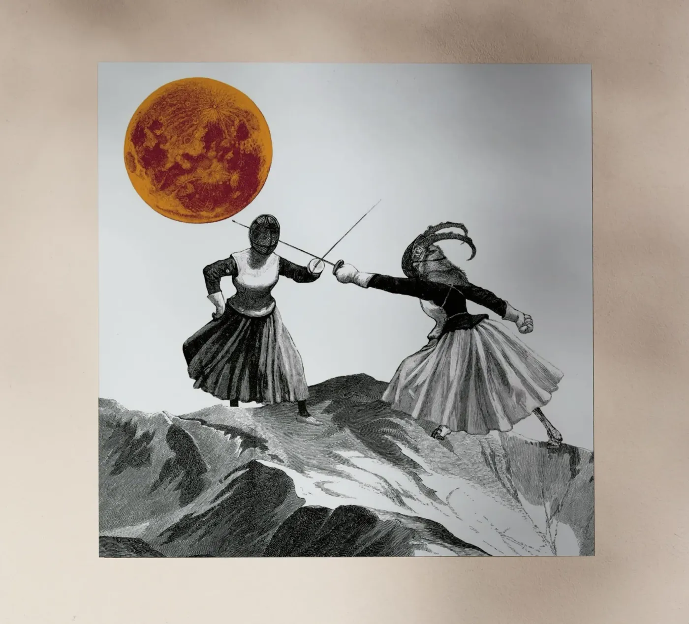 Moon Fencers pellicola backlit da The Gently Unfurling Sneak