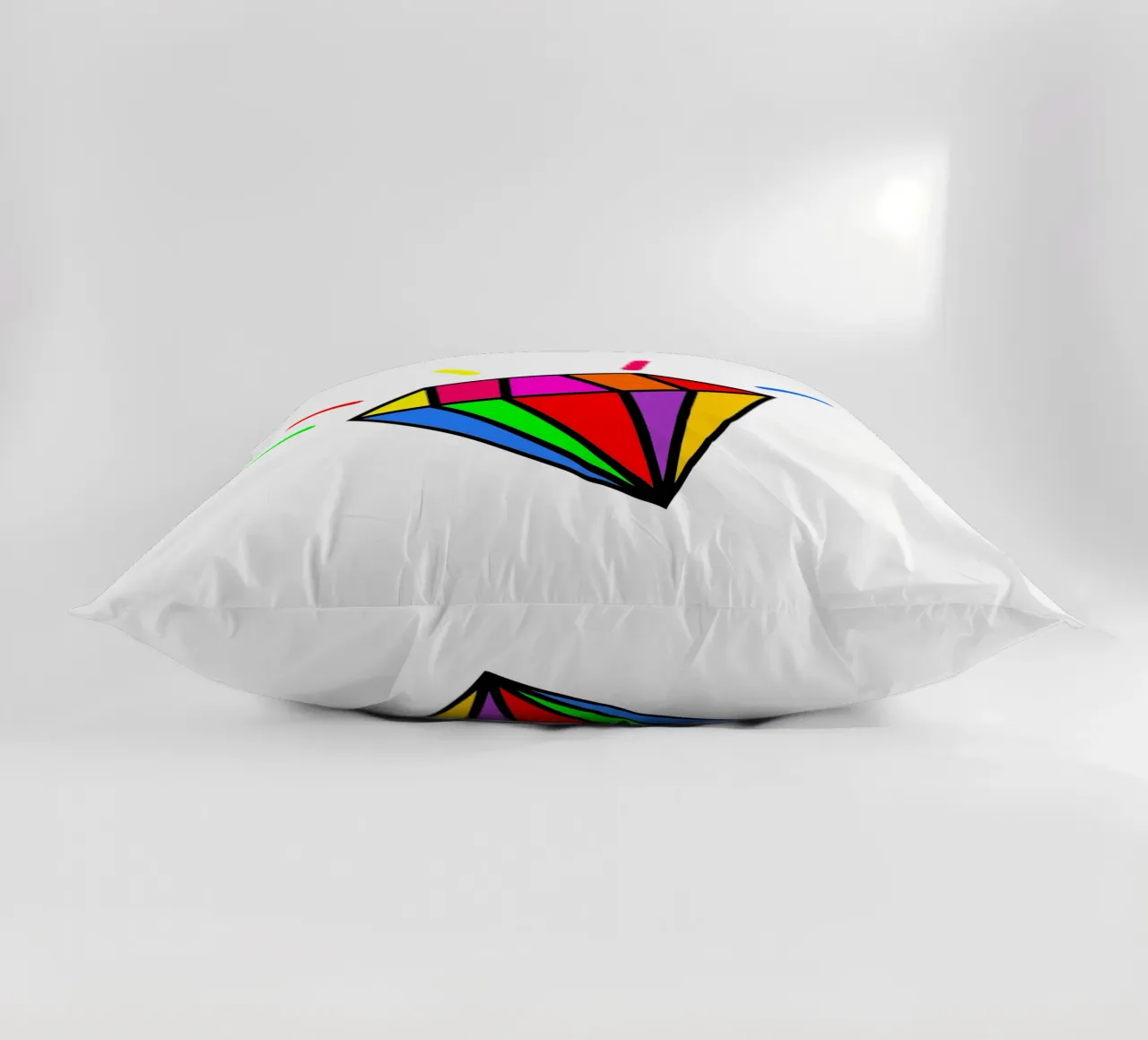 Rainbow colorful diamond cuscino da happieeagle