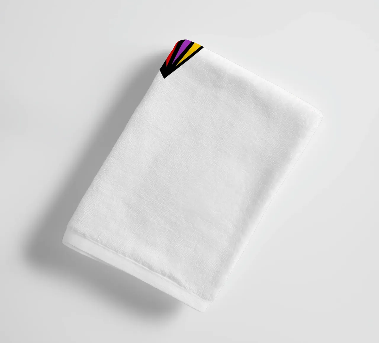 Rainbow colorful diamond asciugamano da bagno da happieeagle