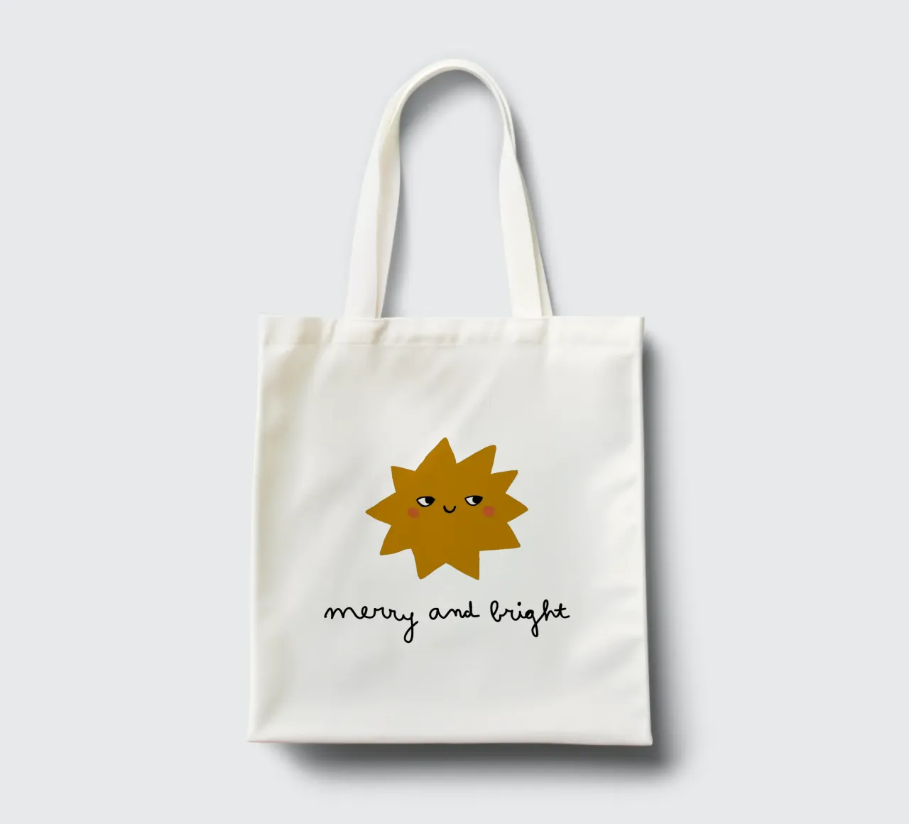 Merry and Bright tote bag by AleksandraAnna