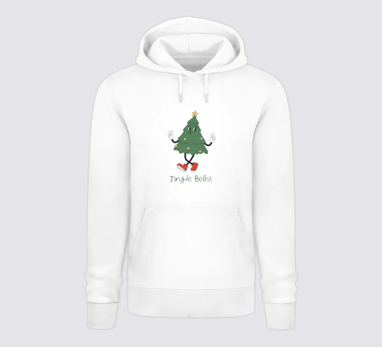 JINGLE BELLS felpa con cappuccio da Einfach Uebel
