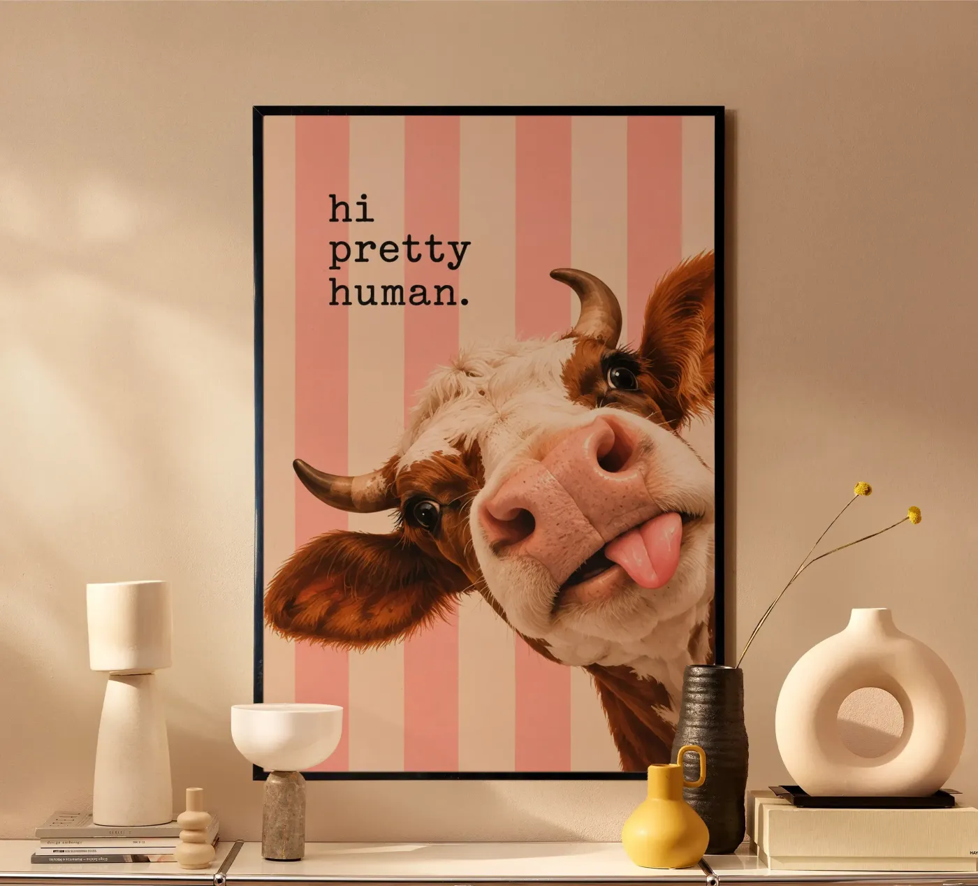 hi pretty human poster da Linsi