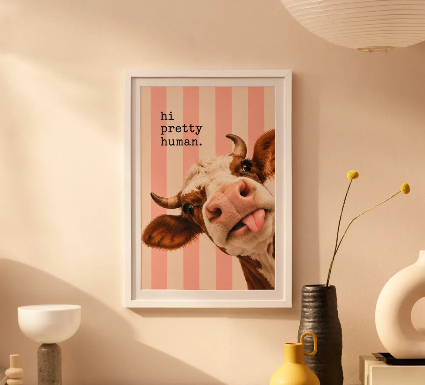 hi pretty human poster da Linsi