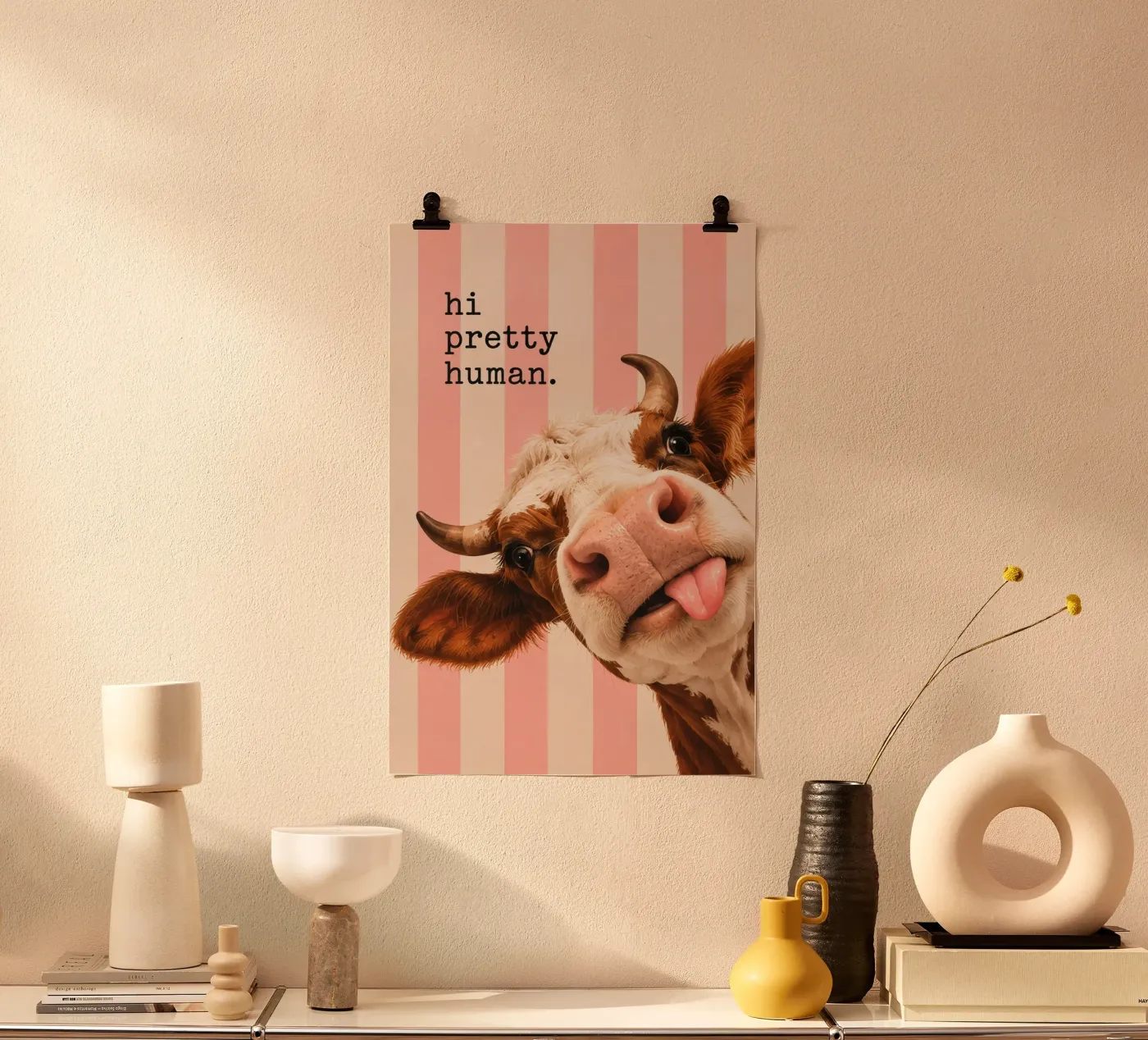 hi pretty human poster da Linsi