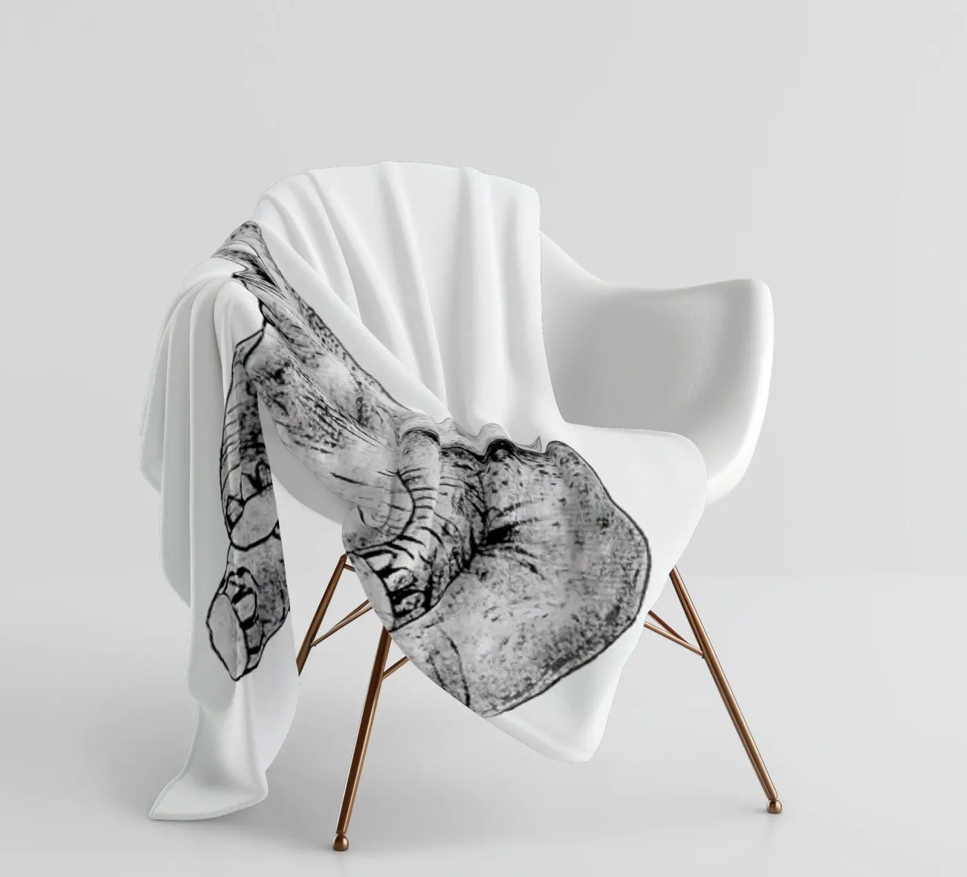 Elephant Fleecedecke von Tvinkla