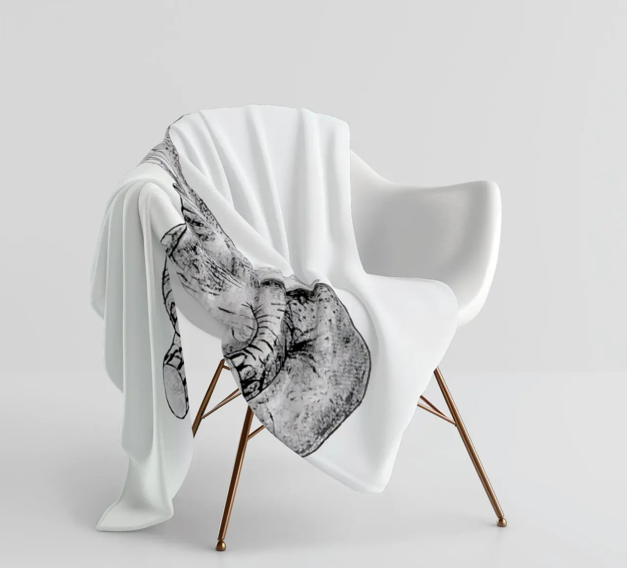 Elephant fleecedeken van Tvinkla