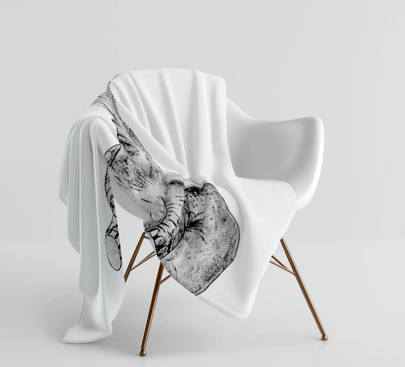 Elephant Fleecedecke von Tvinkla