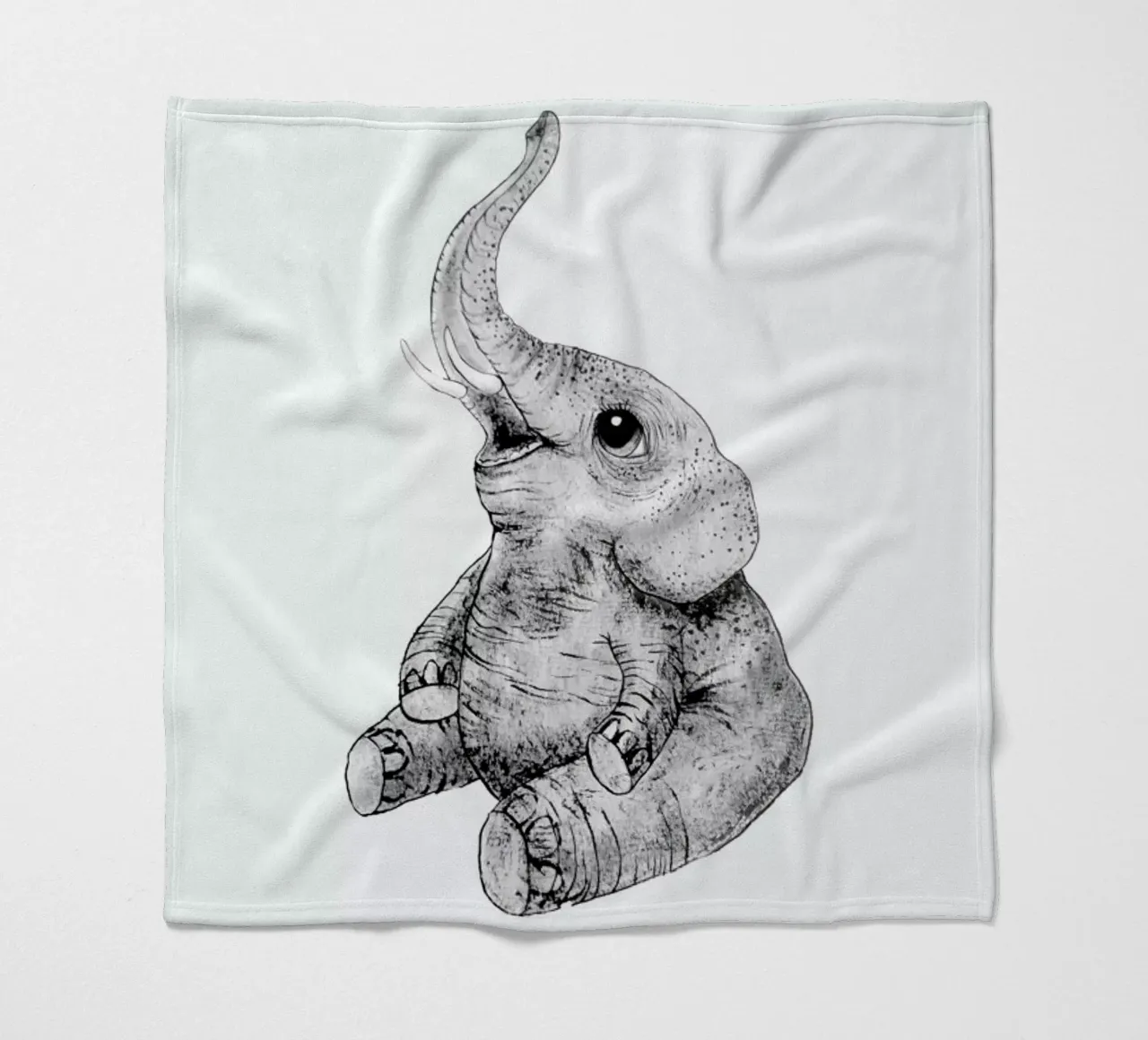 Elephant fleecedeken van Tvinkla