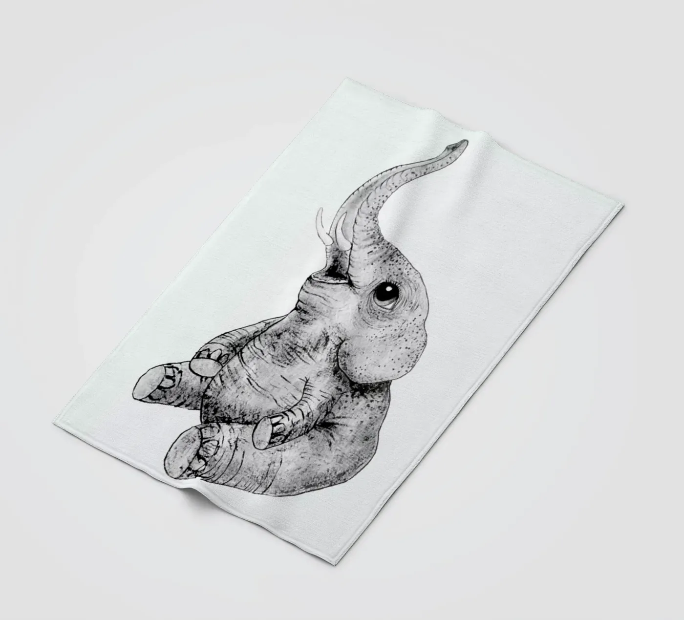 Elephant Fleecedecke von Tvinkla