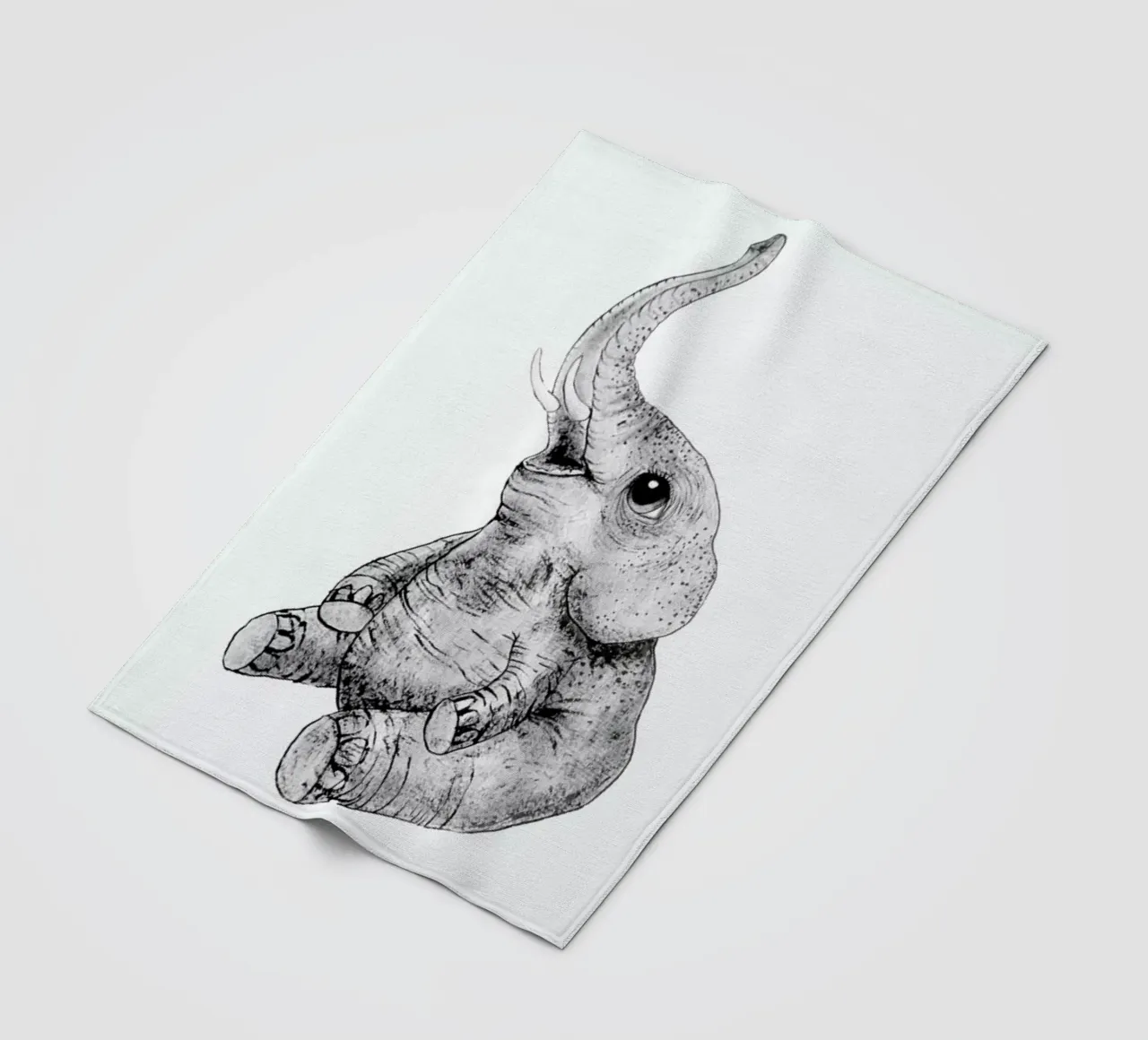 Elephant fleecedeken van Tvinkla