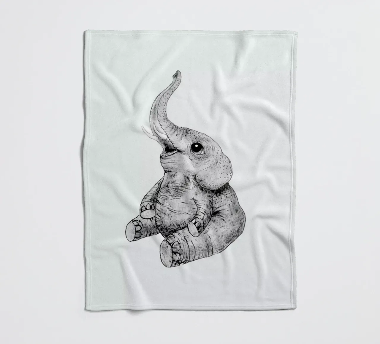 Elephant fleecedeken van Tvinkla