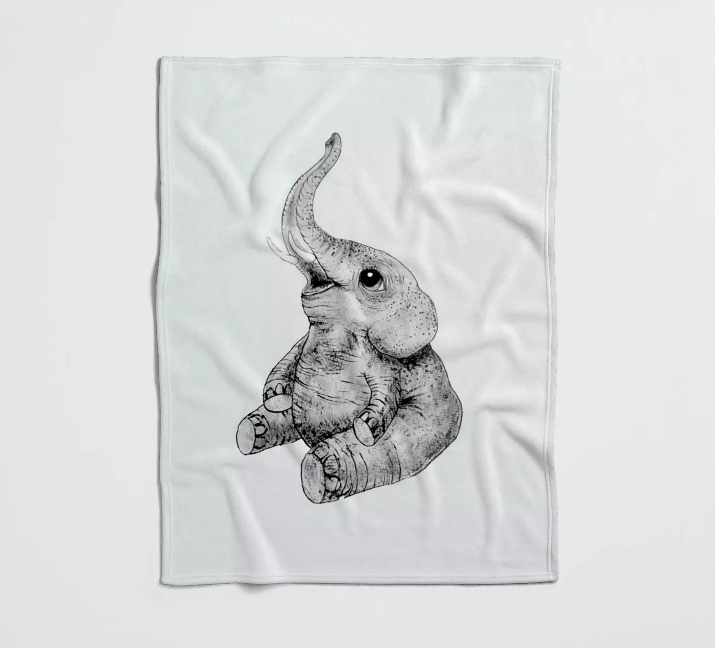 Elephant Fleecedecke von Tvinkla