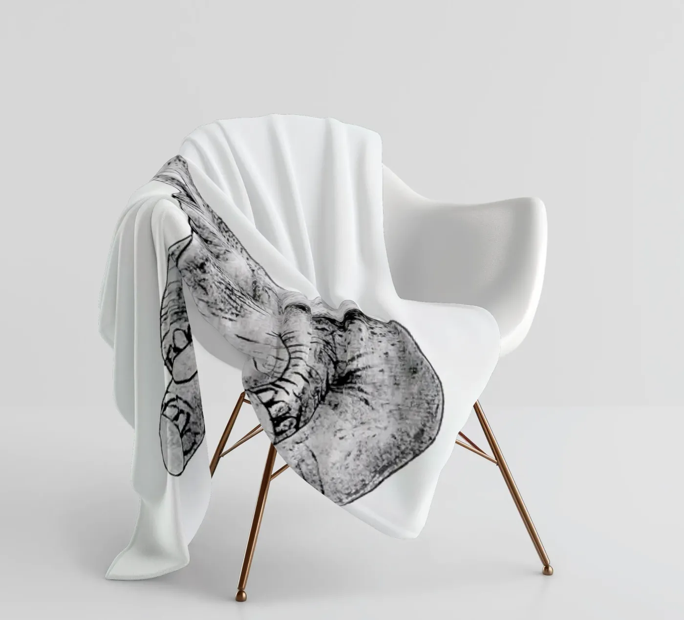 Elephant Fleecedecke von Tvinkla