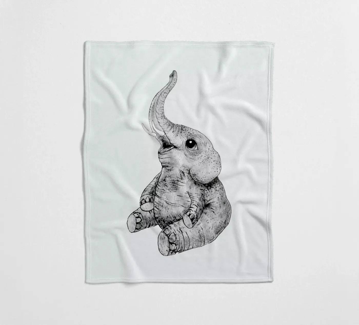 Elephant fleecedeken van Tvinkla