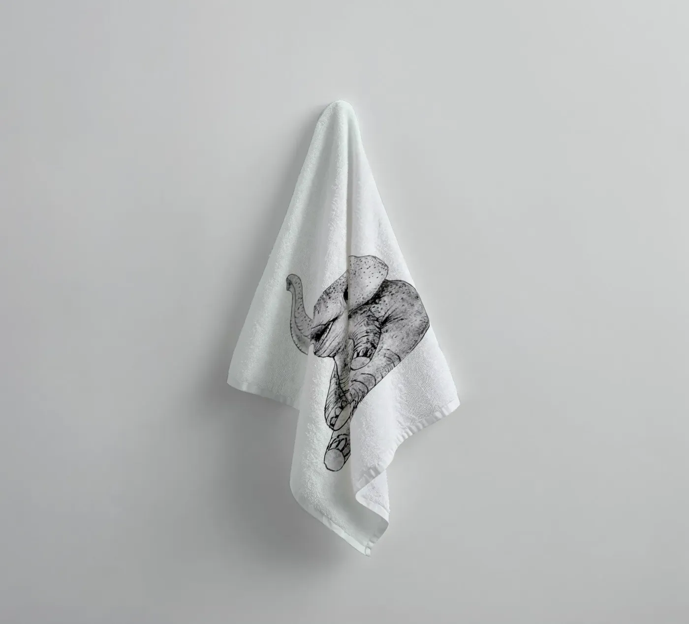 Elephant badhanddoek van Tvinkla