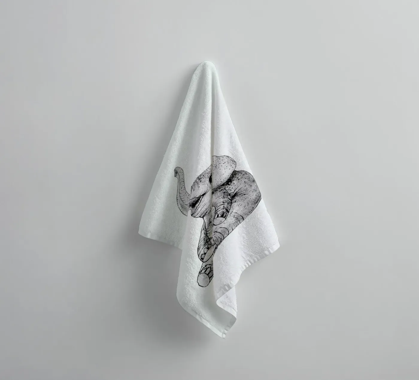 Elephant towel by Tvinkla