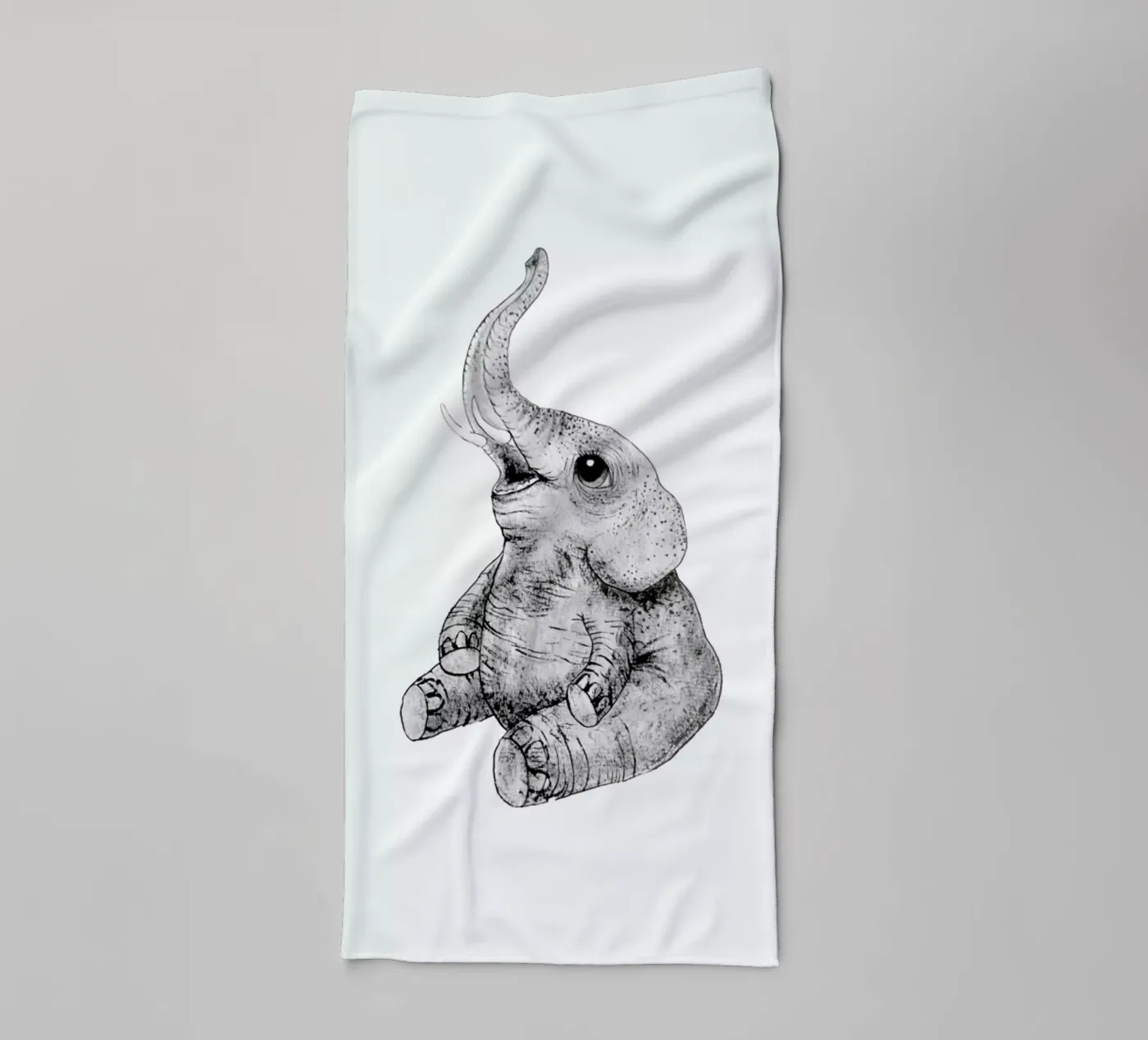 Elephant towel by Tvinkla