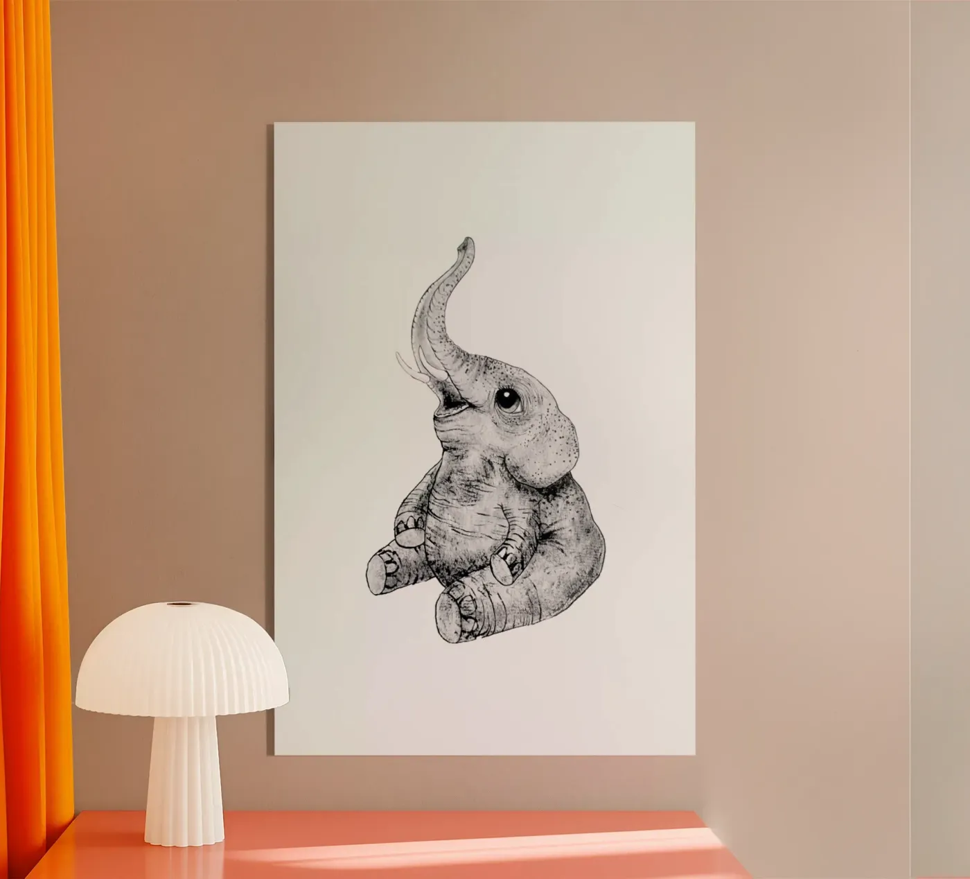 Elephant plexiglass da Tvinkla