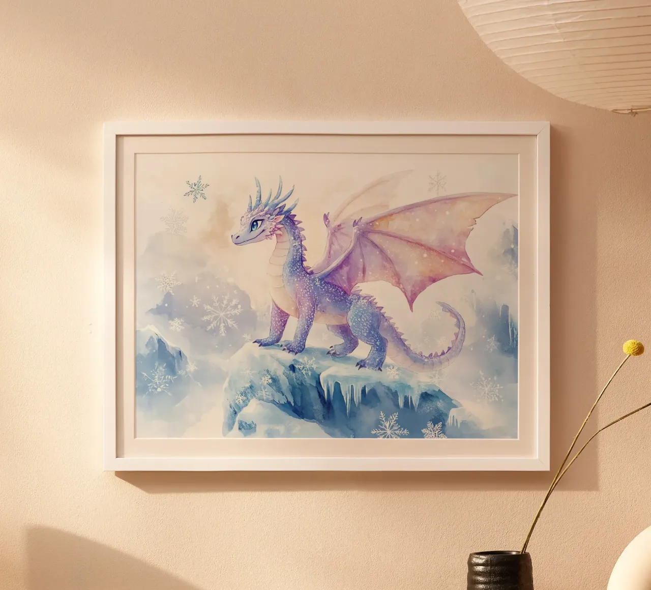 The spirit of the ice dragon hahnemühle by Théïa's Fantasia World