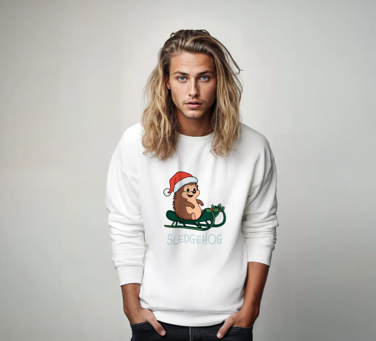 SLEDGEHOG sudadera de edsonramosart