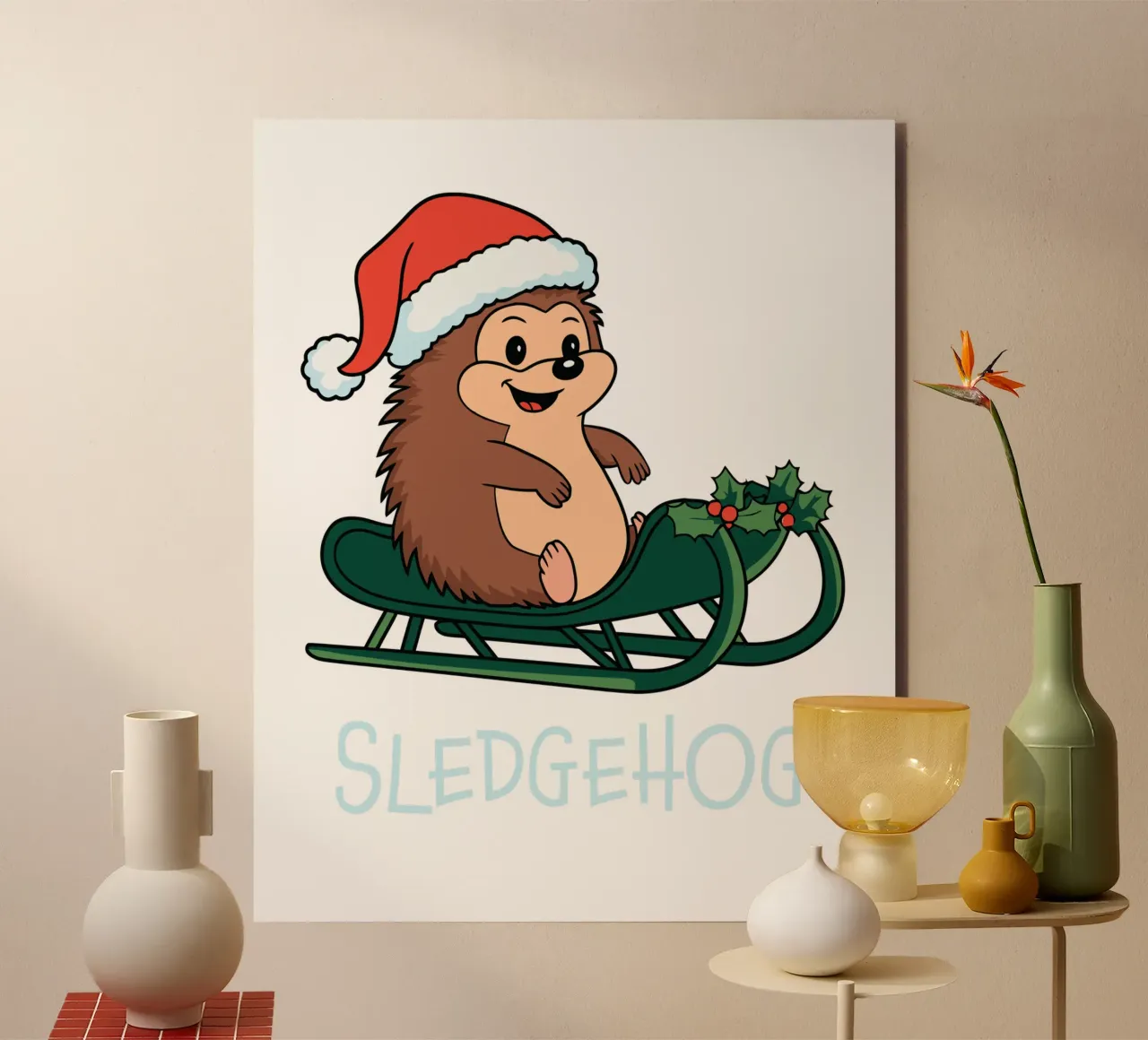 SLEDGEHOG alluminio dibond da edsonramosart