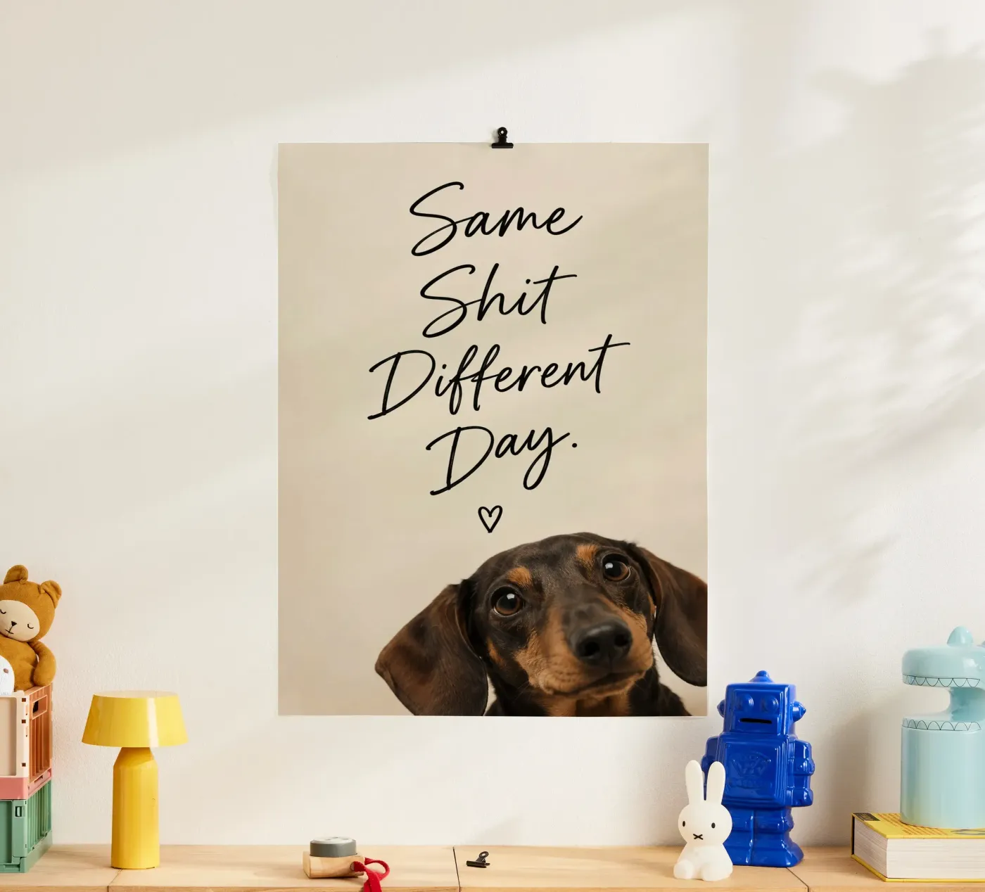same shit poster by Linsi