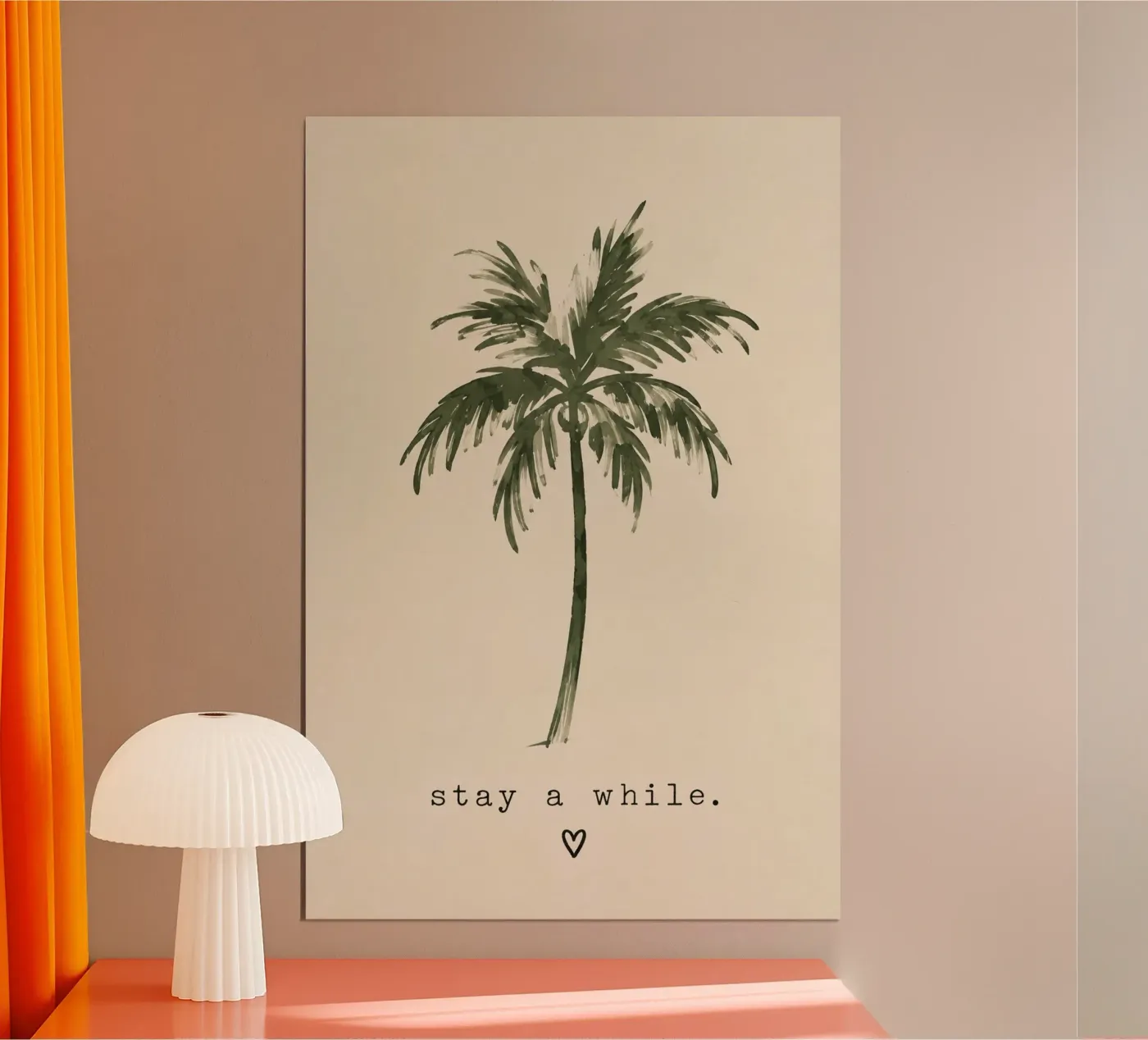 stay a while poster by Linsi