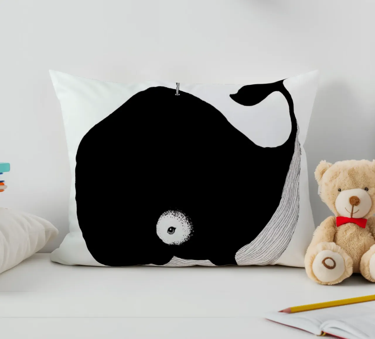 Whale cuscino da Tvinkla