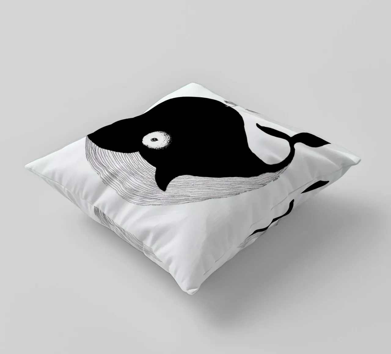 Whale cuscino da Tvinkla
