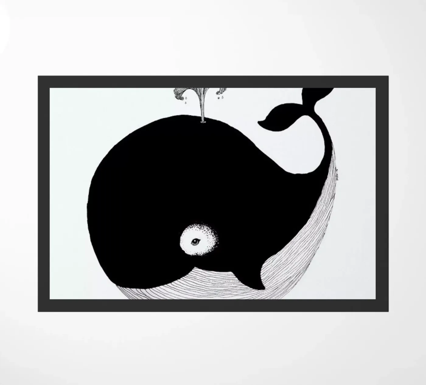 Whale deurmat van Tvinkla