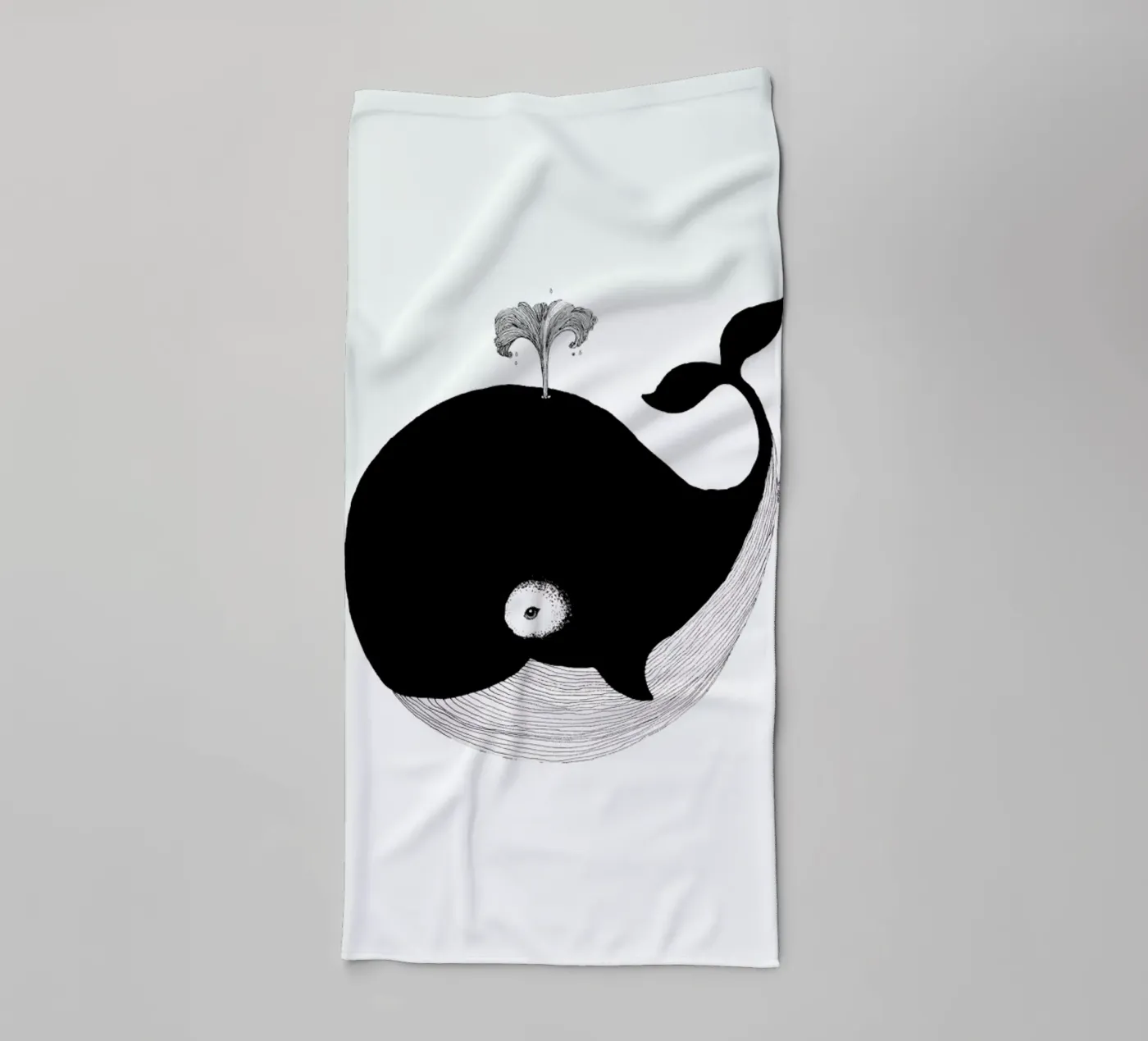 Whale towel by Tvinkla