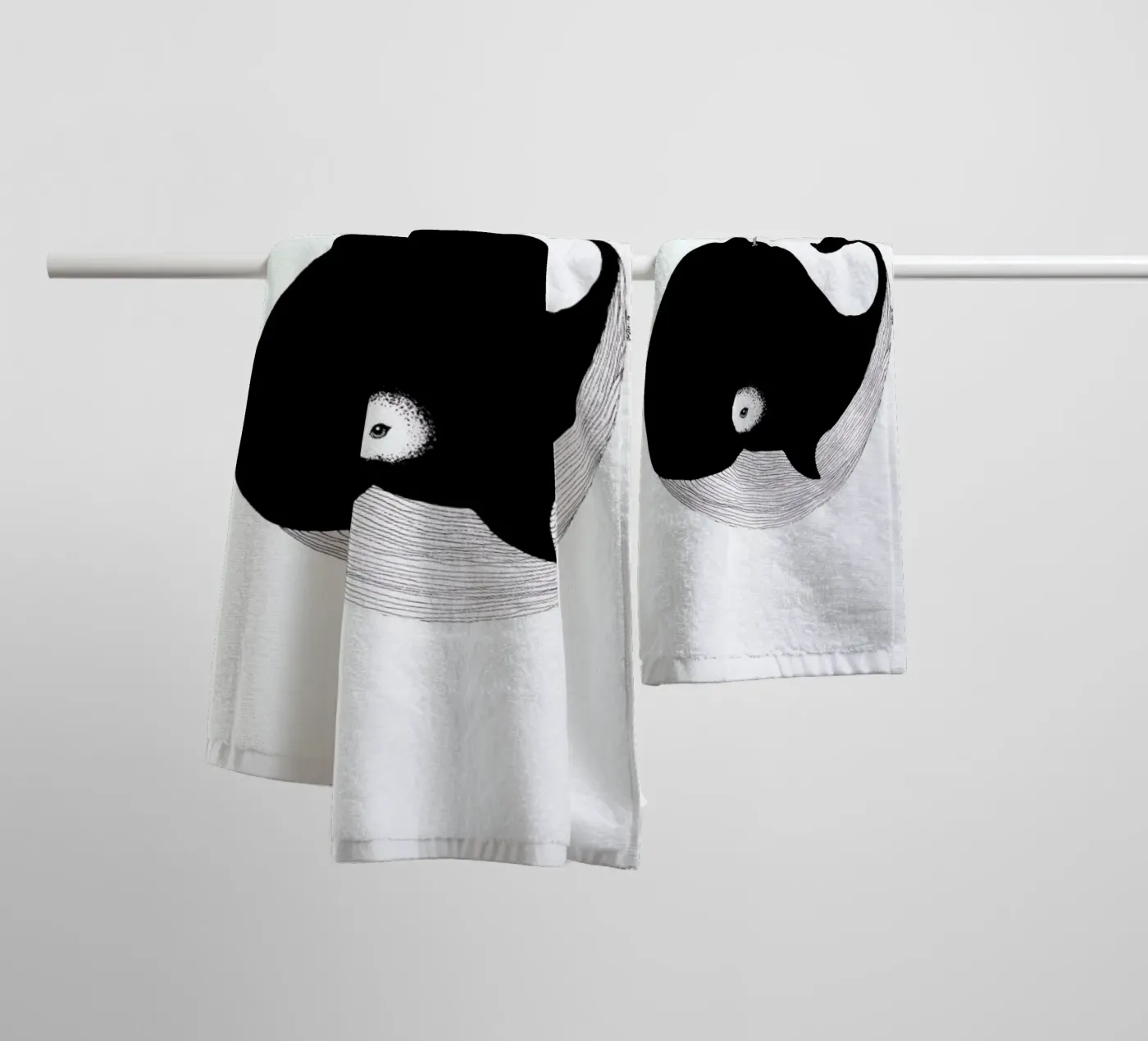 Whale towel by Tvinkla
