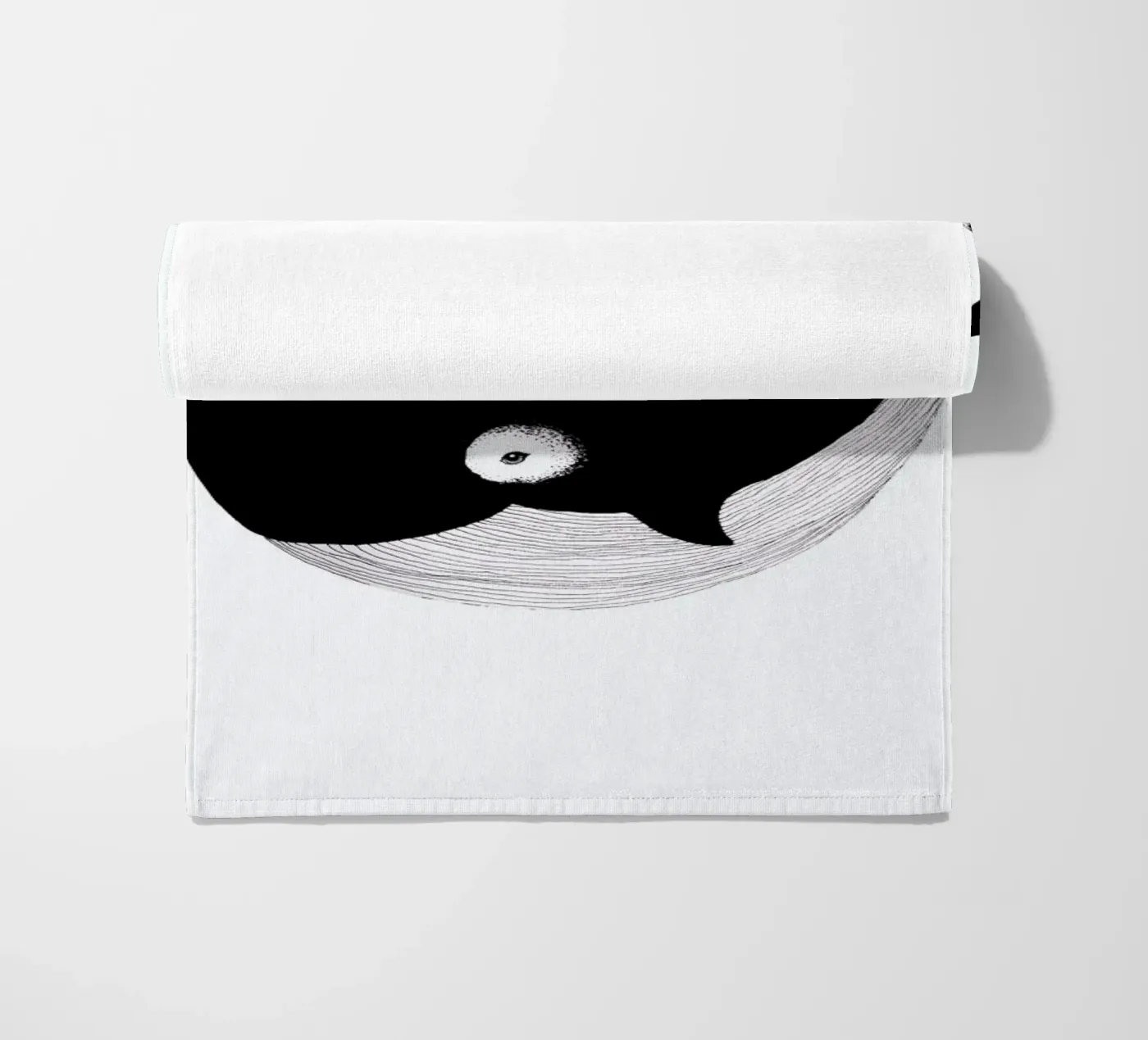 Whale strandhanddoek van Tvinkla