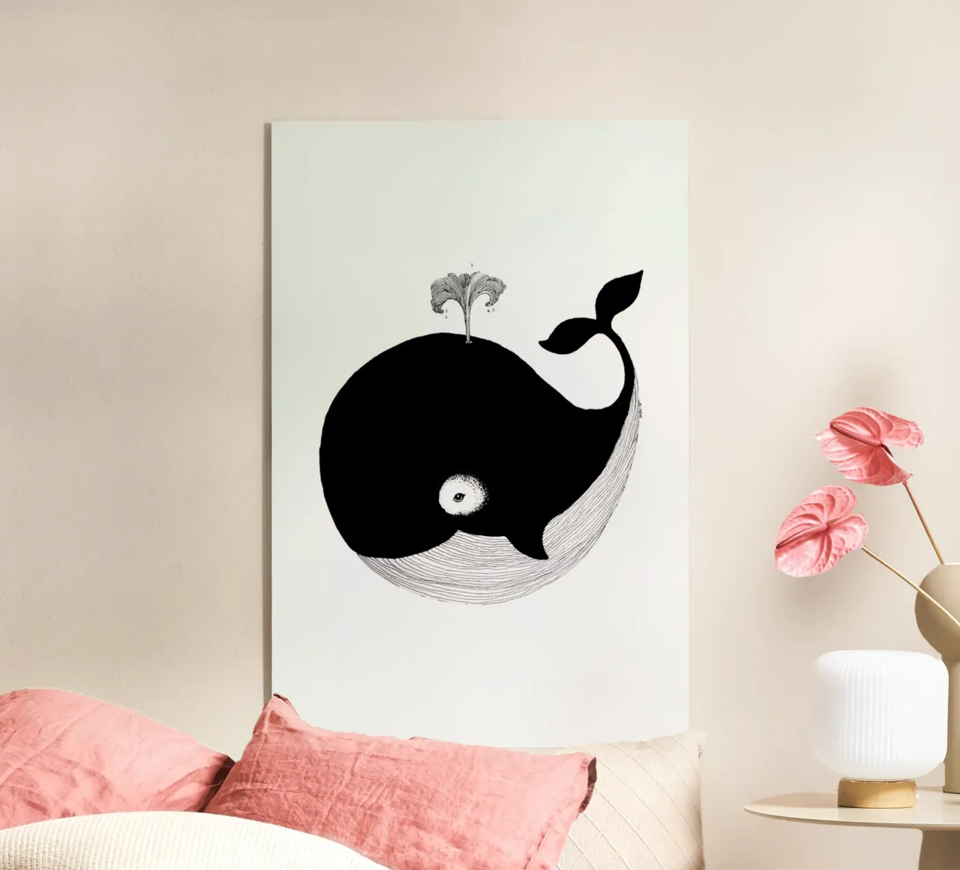 Whale acryl van Tvinkla