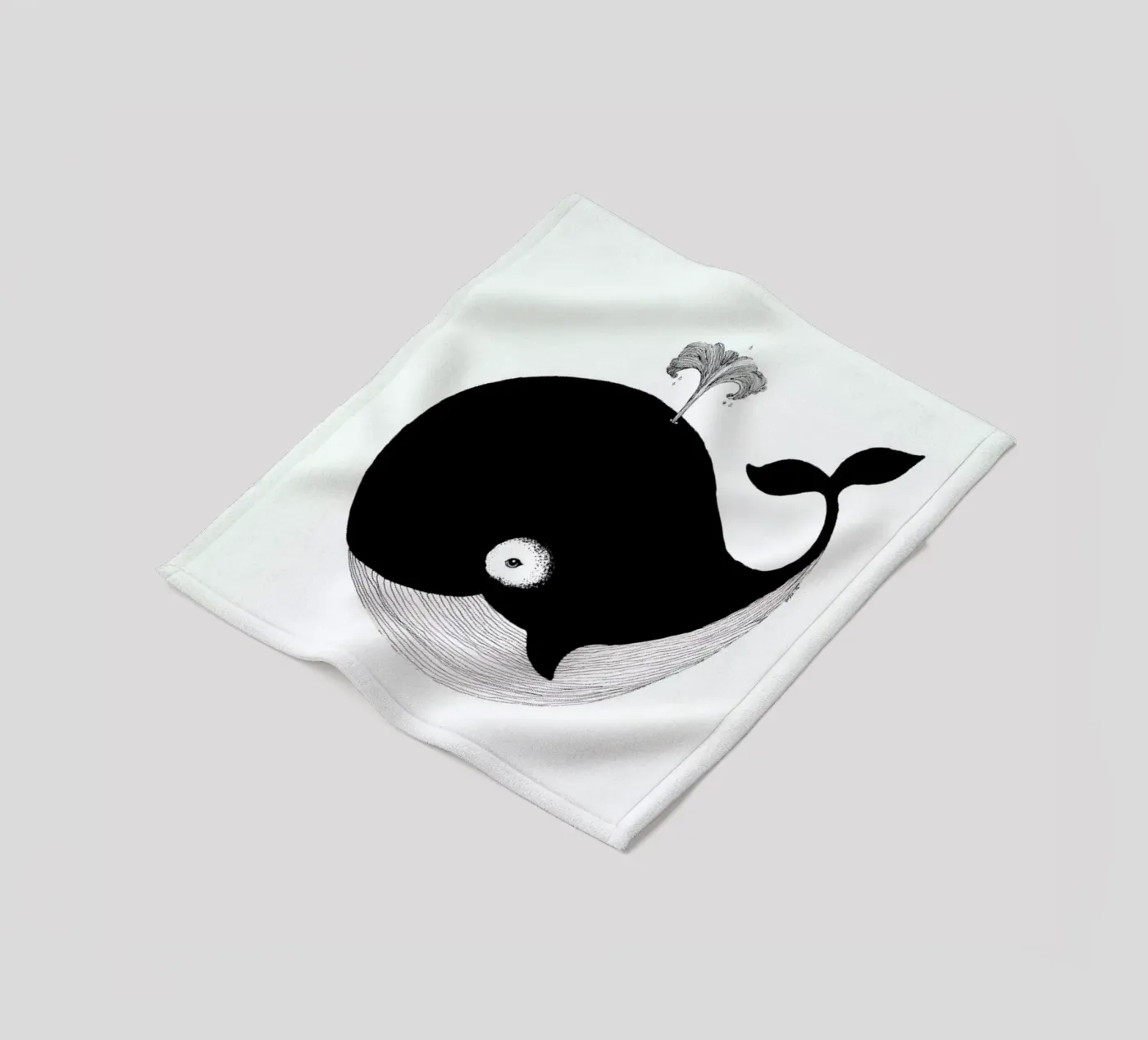 Whale fleecedeken van Tvinkla