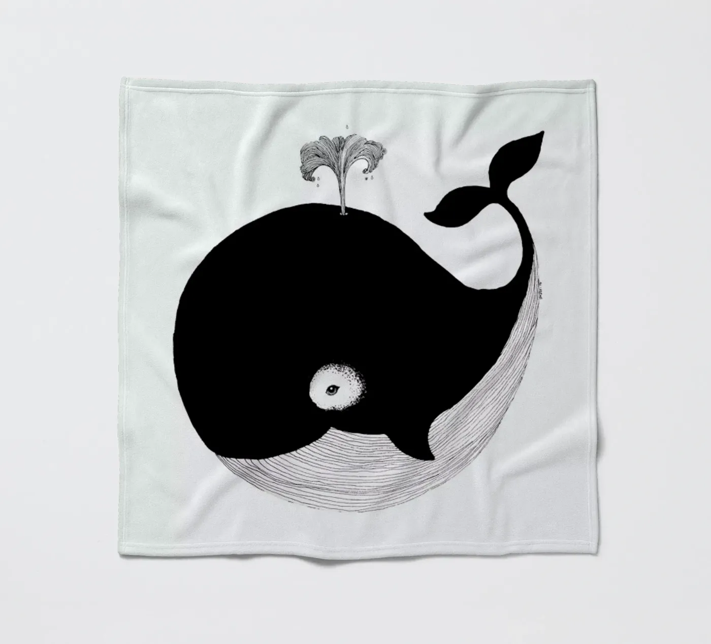 Whale fleecedeken van Tvinkla